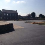 New farmshop driveway